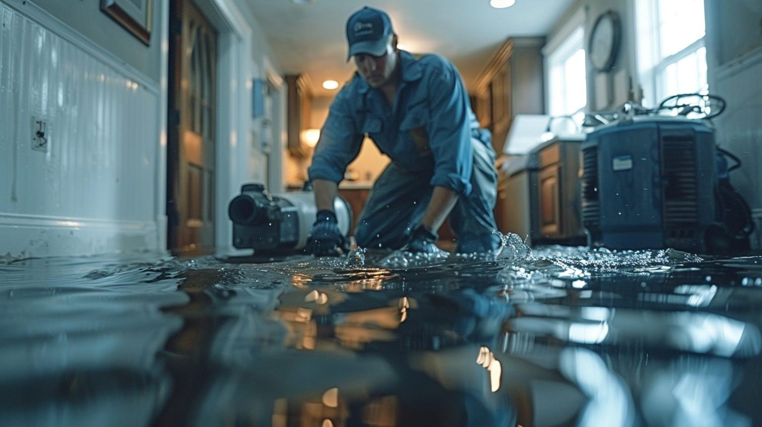 Water damage restoration service