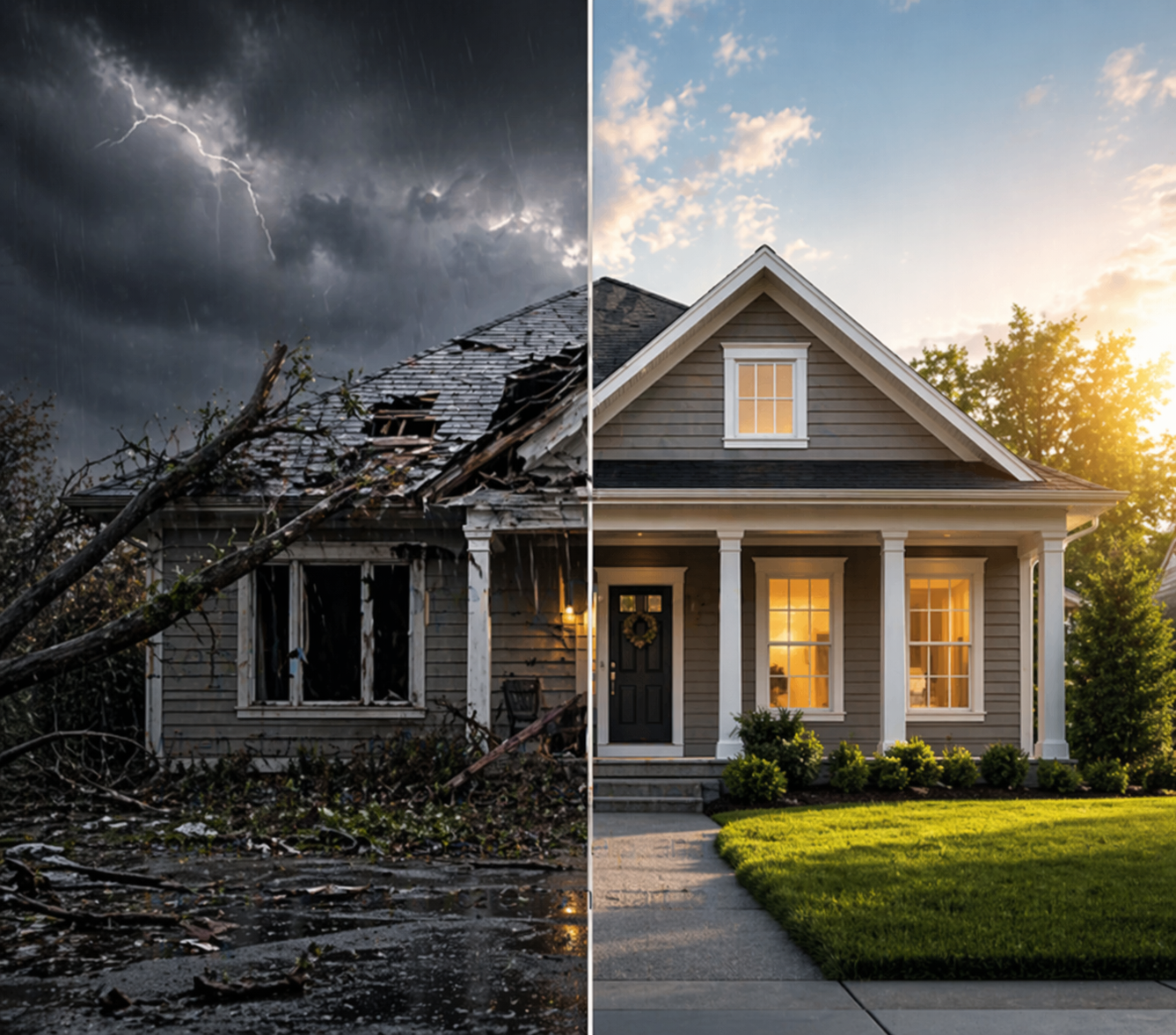 Storm and property damage repair service