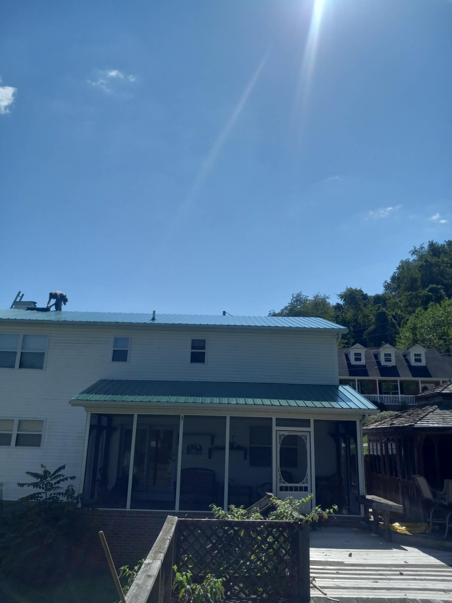 Exterior roof and home repair project