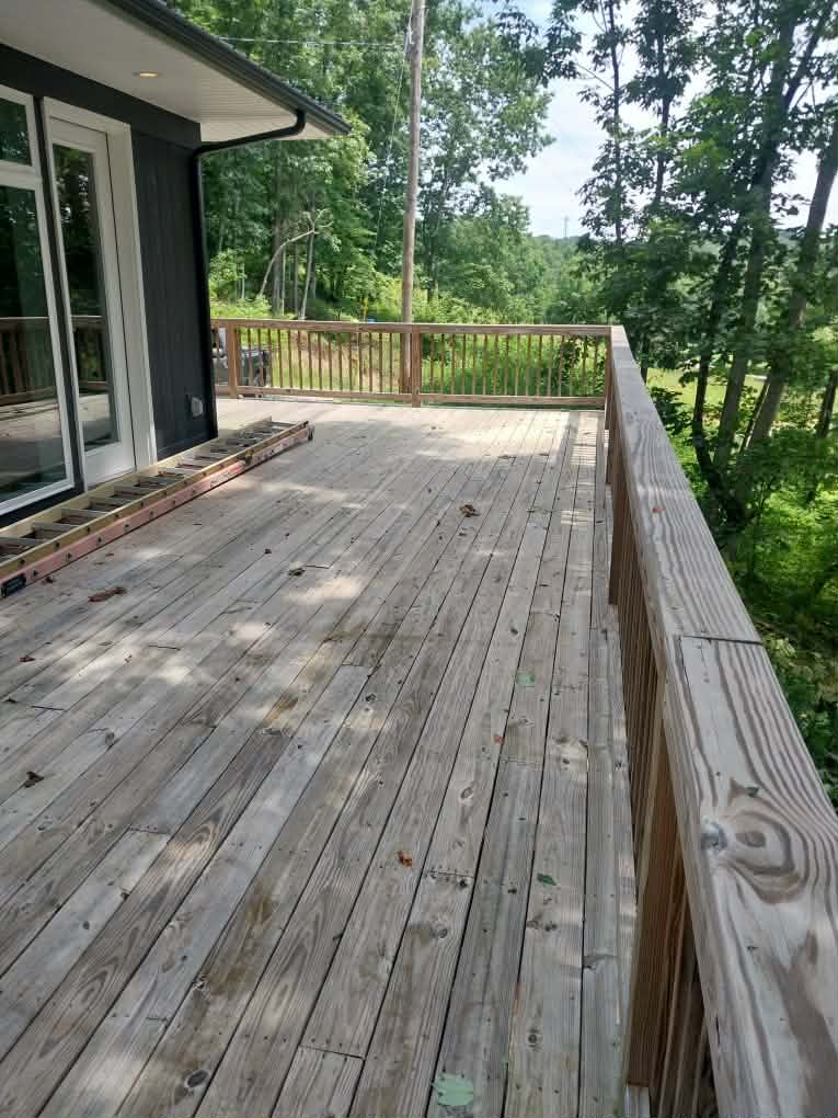 Deck construction and outdoor living project